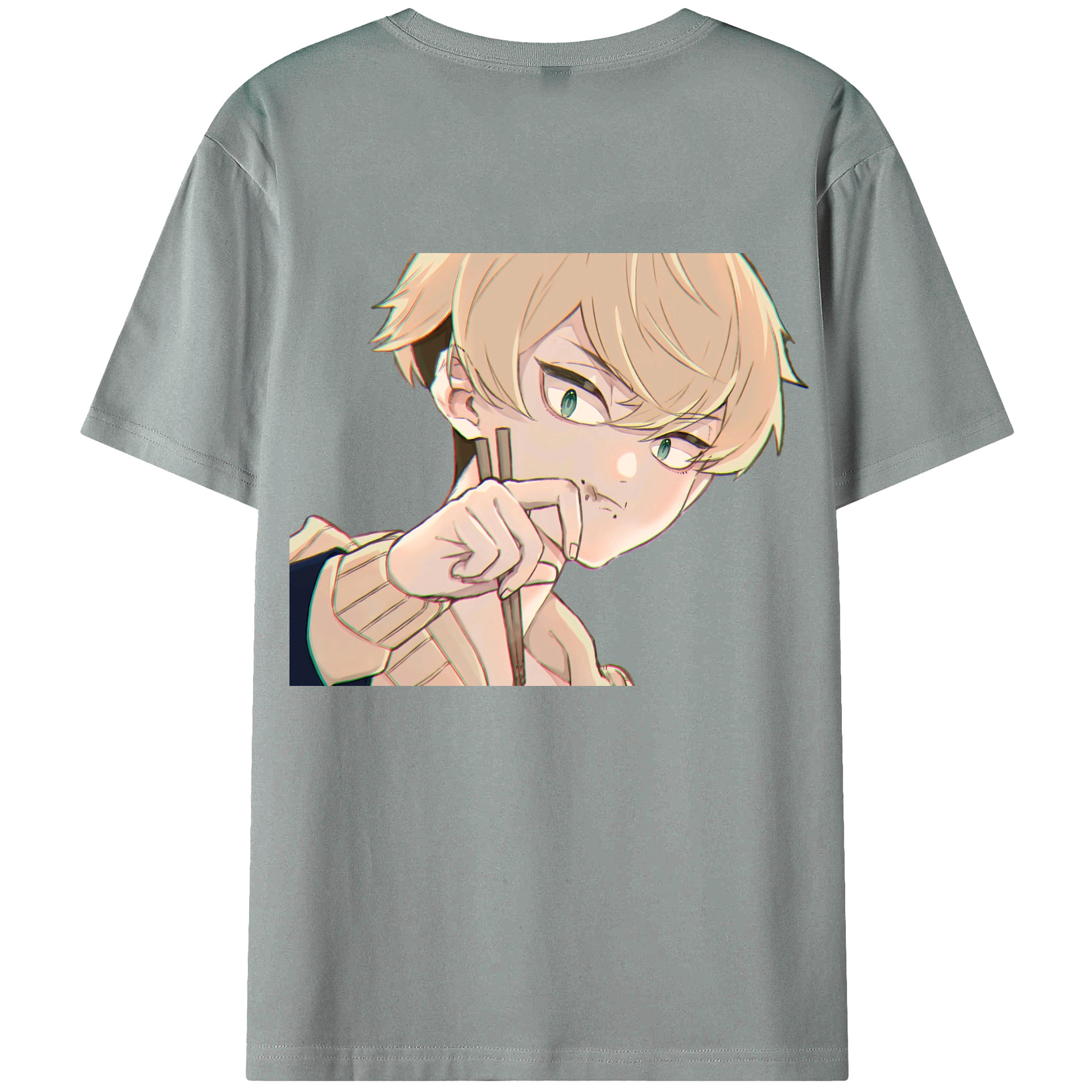 （画像用） 東京リベンジャーズ Tokyo Revengers 綿100％ メンズ半袖Tシャツ（バックプリント） 通気性